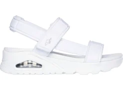 SKECHERS Sandale aus dehnbarem Textilmaterial