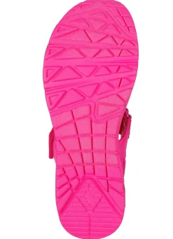 SKECHERS Sandale aus dehnbarem Textilmaterial