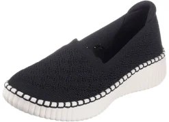 SKECHERS Slipper aus dehnbarem Strick-Material