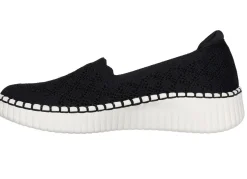 SKECHERS Slipper aus dehnbarem Strick-Material