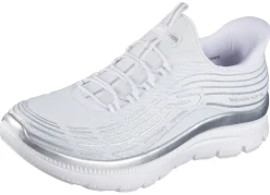 SKECHERS, stylische Damen-Sneaker, mit geformter Slip-Ins Fersenplatte