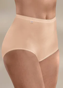 Sloggi Dreierpack Maxi Slip mit elastischen Abschlüssen