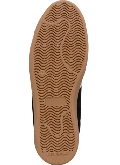 Sneaker aus Veloursleder mit Nappa-Besätzen und gepolstertem Schaftrand