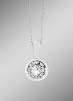 Solitär-Anhänger mit Brillant