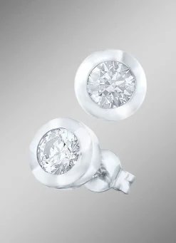 Solitär-Ohrstecker mit Brillanten