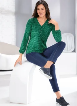 Sportives Shirt mit Biesenzier