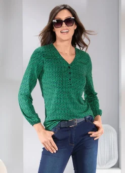 Sportives Shirt mit Biesenzier