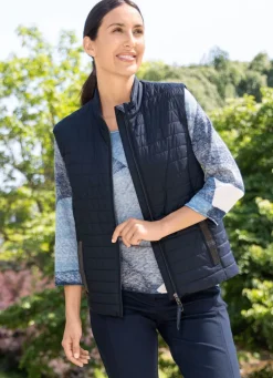 Steppweste mit leichter Wattierung