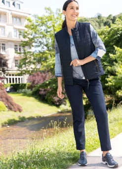 Steppweste mit leichter Wattierung