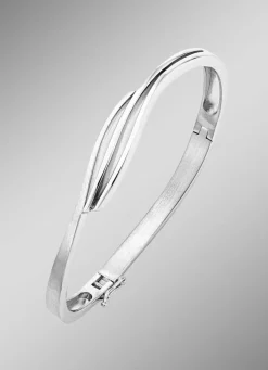 Stilvoller Armreif, glänzend/mattiert