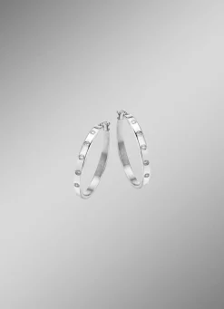 Strahlende Creolen mit synth. Zirkonia für unvergessliche Momente