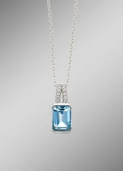 Strahlende Eleganz: Anhänger mit Ankerkette