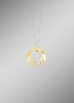 Strahlender Glanz – exquisiter Anhänger mit synth. Zirkonia