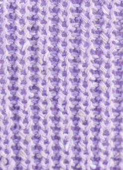 Strickjacke aus meliertem Effektgarn