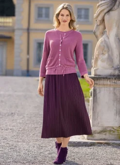 Strickjacke mit Bindebänder