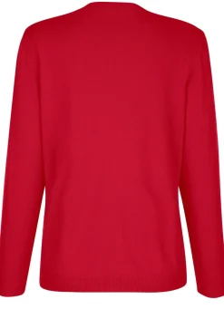 Strickjacke mit rundem Halsausschnitt