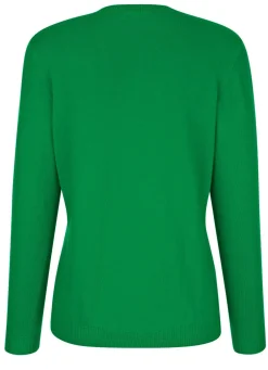 Strickjacke mit rundem Halsausschnitt