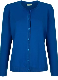 Strickjacke mit rundem Halsausschnitt