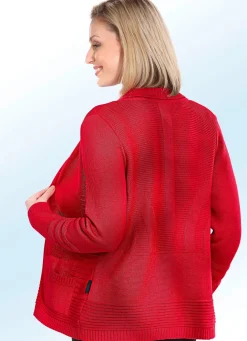 Strickjacke mit Strukturen