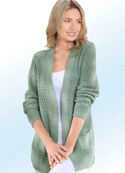 Strickjacke mit weichem Griff
