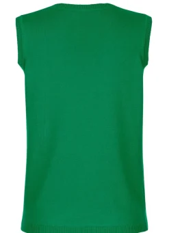 Stricktop mit breiten Trägern