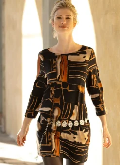 Strick-Tunika in Feinstrick