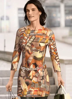 Strick-Tunika in Feinstrick