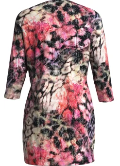 Strick-Tunika mit dezenten Glitzerakzenten