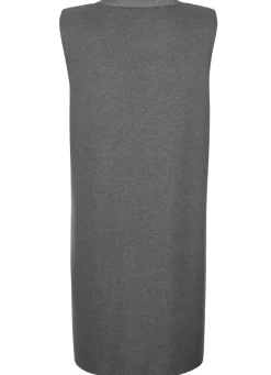 Strickweste mit dekorativem Verschluss