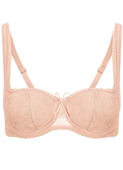 Susa Dirndl-BH mit floraler Elastikspitze im Vorderteil