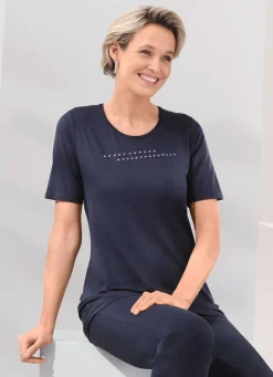 2-teiliges Set bestehend aus Shirtjacke und Shirt