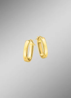 Tolle Creolen aus vergoldetem Silber