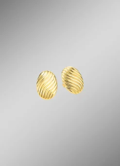 Tolle Ohrstecker mit Rillendesign