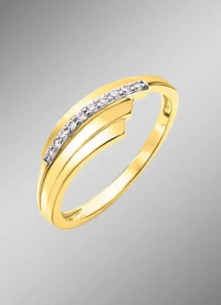 Toller Damenring mit synth. Zirkonia