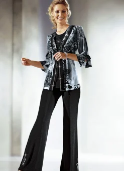 Topmodische Tunika in 2-in-1-Optik