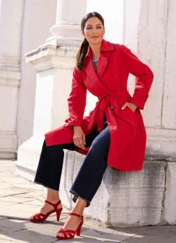 Trenchcoat mit Gürtel