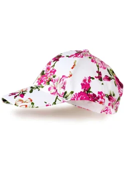 Trendige Damen-Baseball-Mütze mit exotischem Blumendruck