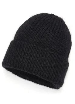 Trendige Damen-Mütze, mit Umschlag