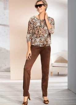 Trendige, samtweiche Hose