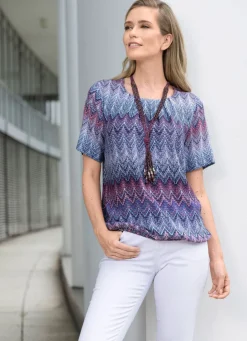 Tunika aus Viskose