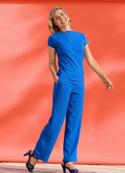 Tunika in Seersucker Qualität