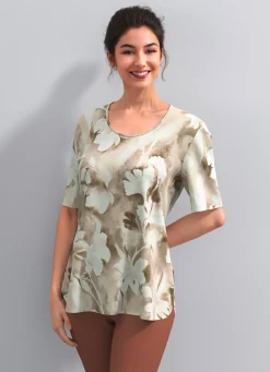 Tunika mit Bewegungsfalte