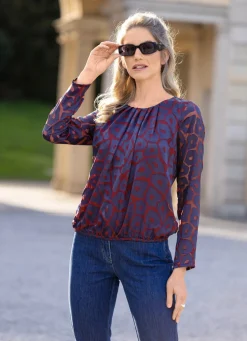 Tunika mit charmanter Faltenlegung