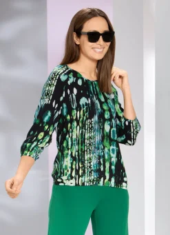 Tunika mit elastischen Abschlüssen