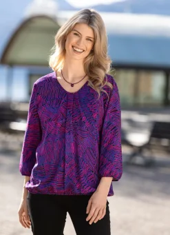 Tunika mit elastischen Abschlüssen