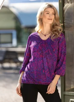 Tunika mit elastischen Abschlüssen