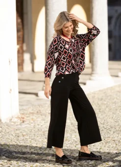 Tunika mit farbbrillantem Druck