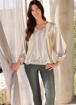 Tunika mit Fledermausärmeln