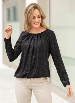 Tunika mit Foliendruck