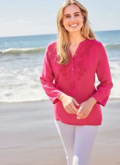 Tunika mit Stickerei